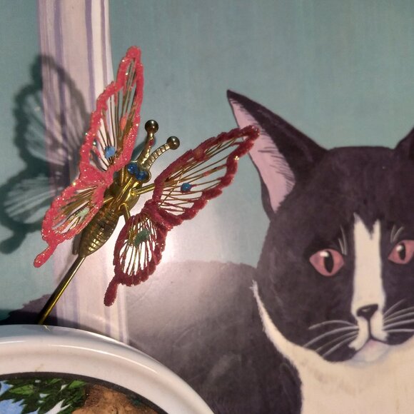 Jewelry Butterfly Hat Stick Vintage Pin Poshmark